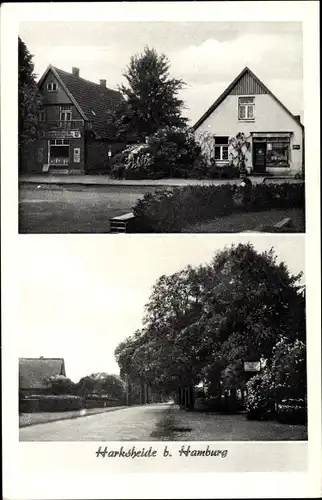 Ak Harksheide Norderstedt Schleswig Holstein, Geschäfte, Straßenansichten