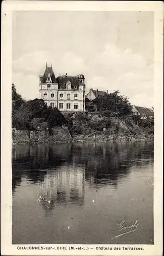 Ak Chalonnes sur Loire Maine et Loire, Chateau des Terrasses
