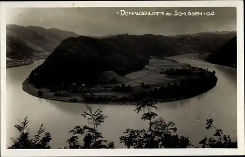 Ak Schlögen Haibach ob der Donau Oberösterreich, Donauschleife