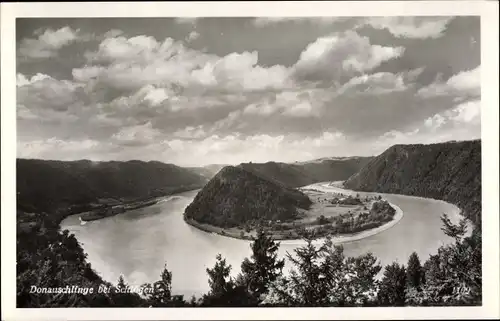 Ak Schlögen Haibach ob der Donau Oberösterreich, Donauschlinge