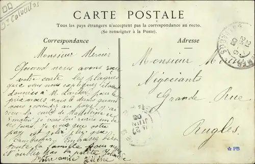 Ak Cambremer Calvados, Clocher, Eglise