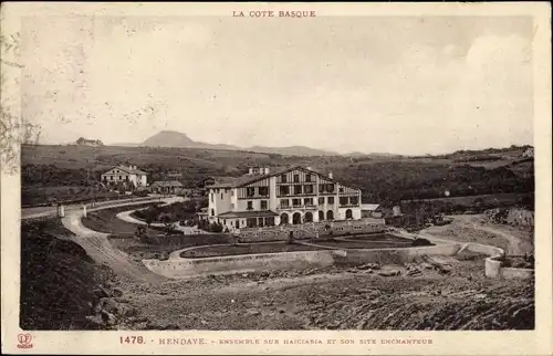 Ak Hendaye Pyrénées-Atlantiques, Ensemble sur Haicabia