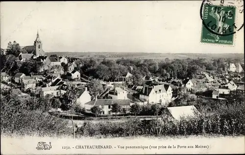 Ak Chateaurenard Loiret, Gesamtansicht