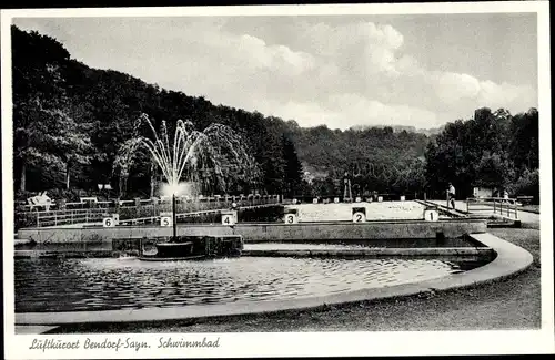 Ak Bendorf am Rhein, Schwimmbad