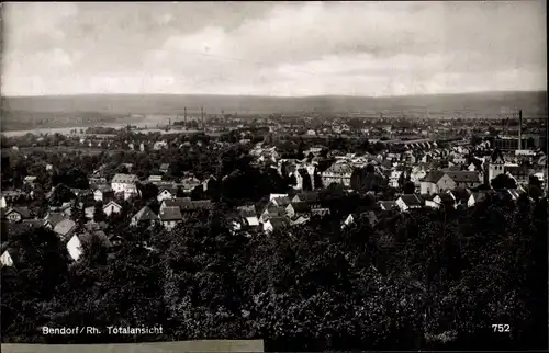 Ak Bendorf am Rhein, Panorama