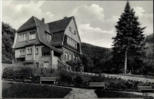 Ak Bad Harzburg am Harz, Freizeitheim Im Finkenwald mit Schwesternschule