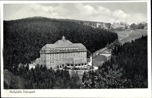 Ak Frönsberg Hemer im Sauerland, Heilstätte Frönspert, Fliegeraufnahme