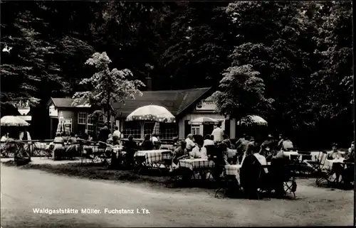 Ak Königstein im Taunus Hessen, Fuchstanz, Terrassenpartie, Bes. Ferd. Müller