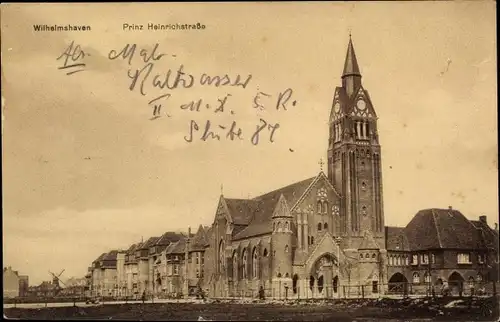 Ak Wilhelmshaven in Niedersachsen, Prinz Heinrichstraße