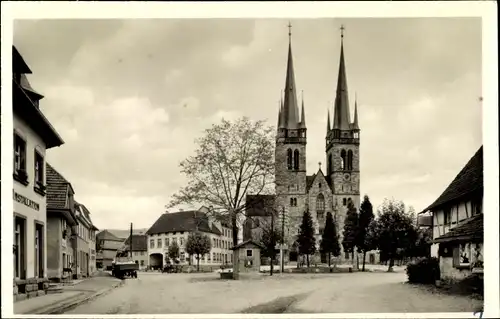 Ak Ottersweier in Baden Württemberg, Hauptstraße, Kirche