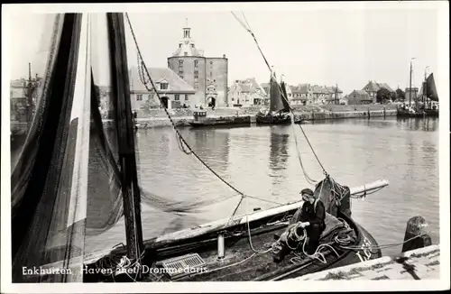 Ak Enkhuizen Nordholland, Haven met Drommedaris