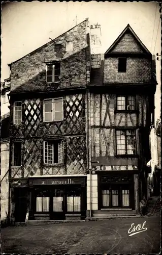 Ak Saumur Maine et Loire, Vieilles Maisons