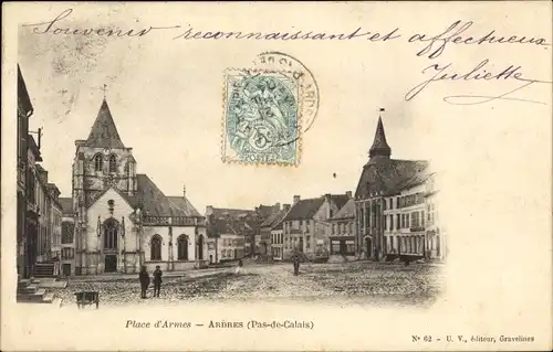 Ak Ardres Pas de Calais, Place d'Armes
