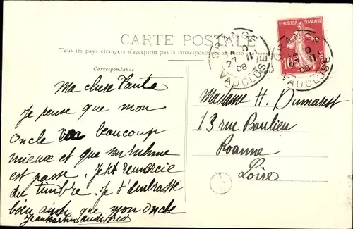 Ak Orange Vaucluse, Une Vue Generale