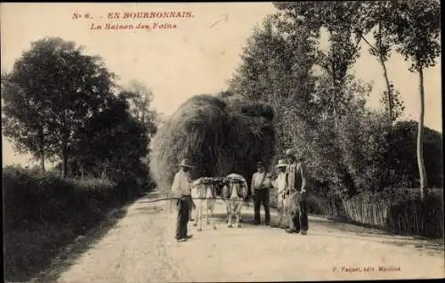 Ak Bourbonnais Saint Germain les Fossés Allier, La Saison des Foins