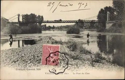 Ak Vallon Allier, Le Pont du Cher