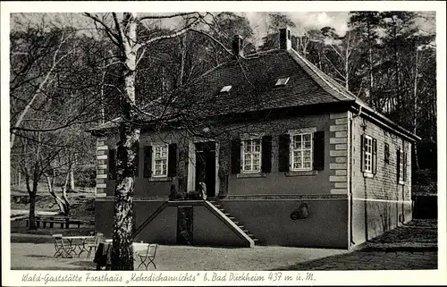 Ak Bad Dürkheim am Pfälzerwald, Waldgaststätte Forsthaus Kehrdichannichts