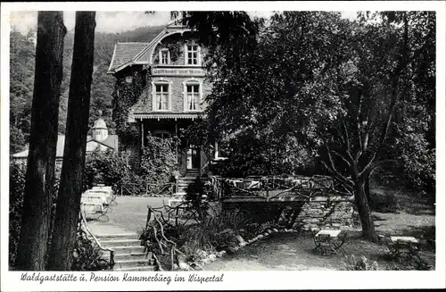 Ak Lorch im Rheingau Taunus Kreis Hessen, Gasthaus Kammerburg im Wispertal, Inh. A. Dietrich