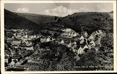 Ak Altena in Westfalen, Teilansicht, O. Nette mit Kohlhagen