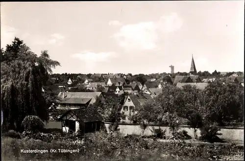 Ak Kusterdingen im Neckartal Baden Württemberg, Totalansicht vom Ort, Blick über die Dächer