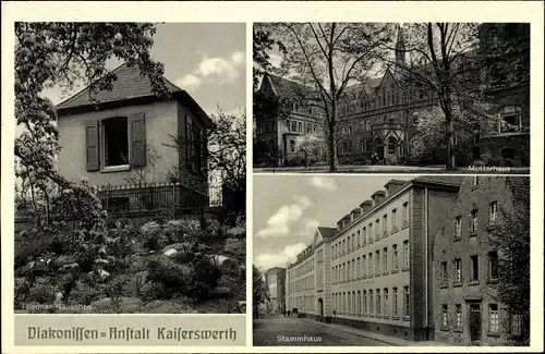 Ak Kaiserswerth Düsseldorf am Rhein, Fliedner Häuschen, Mutterhaus, Stammhaus, Diakonissenanstalt