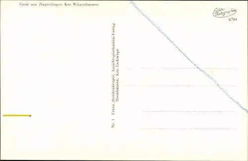 Ak Ziegenhagen Witzenhausen im Werra Meißner Kreis, Ortsansicht, Kaufunger Wald 