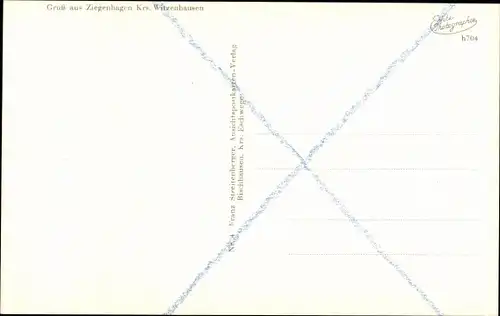 Ak Ziegenhagen Witzenhausen im Werra Meißner Kr., Teilansicht