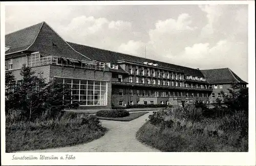 Ak Utersum Insel Föhr Nordfriesland, Sanatorium