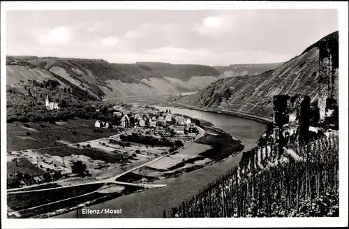 Ak Ellenz Poltersdorf an der Mosel, Panorama