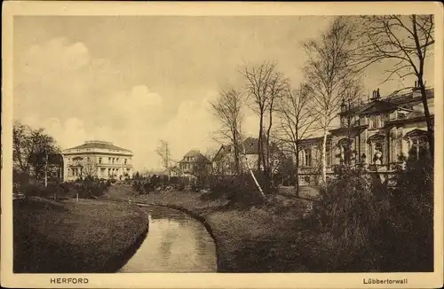 Ak Herford in Nordrhein Westfalen, Lübbertorwall