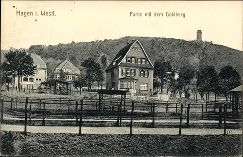 Ak Hagen in Westfalen, Partie mit Goldberg