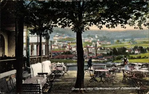 Ak Volmarstein Wetter an der Ruhr, Gartenrestaurant Schmermund