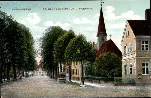 Ak Neuruppin in Brandenburg, St. Georgenkapelle, Hospital