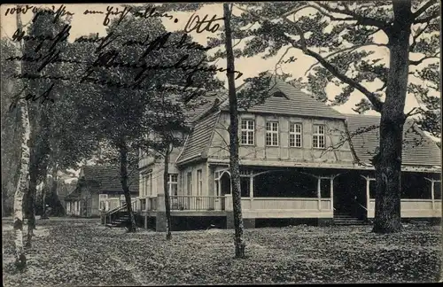 Ak Hainholz Pritzwalk in der Prignitz, Restaurant mit Forsthaus