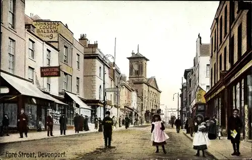 Ak Devonport Plymouth Devon England, Fore Street