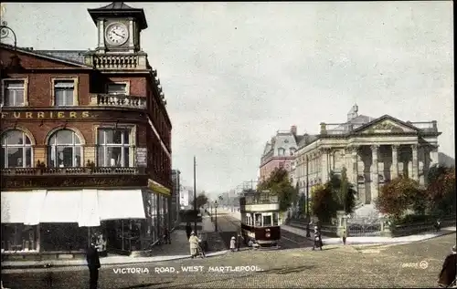 Ak West Hartlepool North East England, Victoria Road