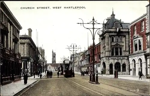 Ak West Hartlepool North East England, Church Street