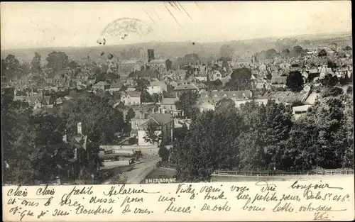 Ak Sherborne Castleton Derbyshire, Panorama