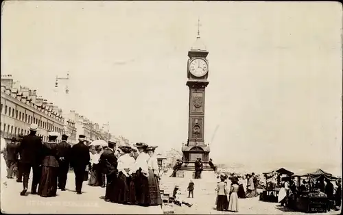 Ak Weymouth South West England, Esplanade, Clock