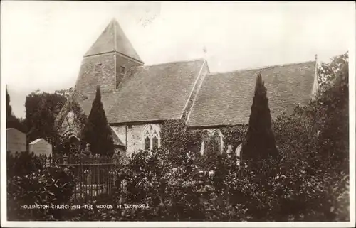 Ak Hollington Hastings East Sussex England, Church in the Woods