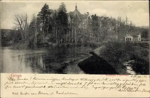 Ak Pfaffroda Olbernhau im Erzgebirge Sachsen, Schloss Pfaffroda