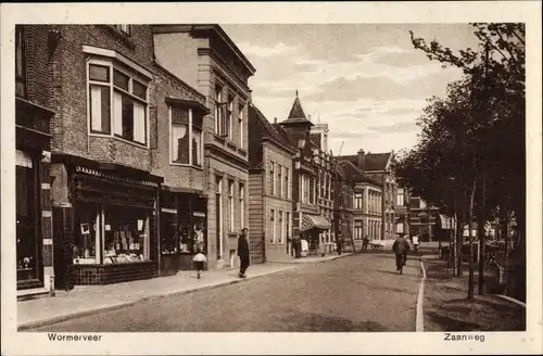 Ak Wormerveer Nordholland, Zaanweg