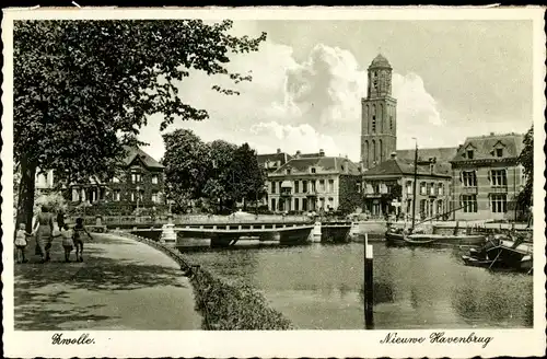 Ak Zwolle Overijssel Niederlande, Nieuwe Havenbrug