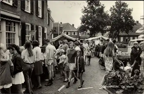 Ak Ootmarsum Twente Overijssel Niederlande, De Markt