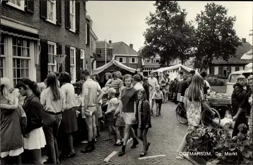 Ak Ootmarsum Twente Overijssel Niederlande, De Markt