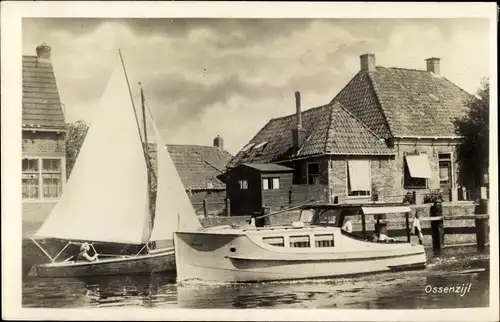 Ak Ossenzijl Overijssel, Motorboot, Segelboot