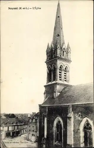 Ak Noyant Maine et Loire, L'Eglise