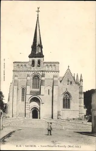 Ak Saumur Maine et Loire, Notre Dame de Nantilly
