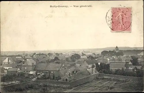 Ak Bully Grenay Pas de Calais, Vue generale