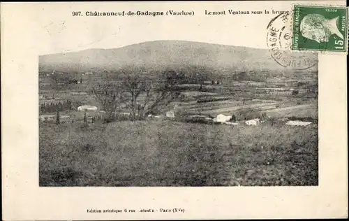 Ak Châteauneuf de Gadagne Vaucluse, Le mont Ventoux